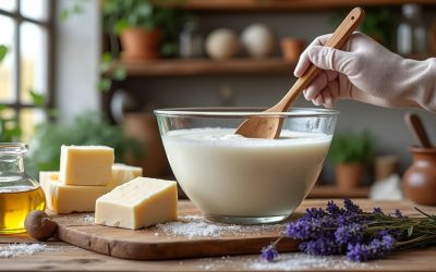 Petite initiation a la fabrication du savon au lait d&rsquo;anesse