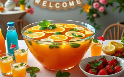 Punch pour 30 personnes : quantités, recette et astuces