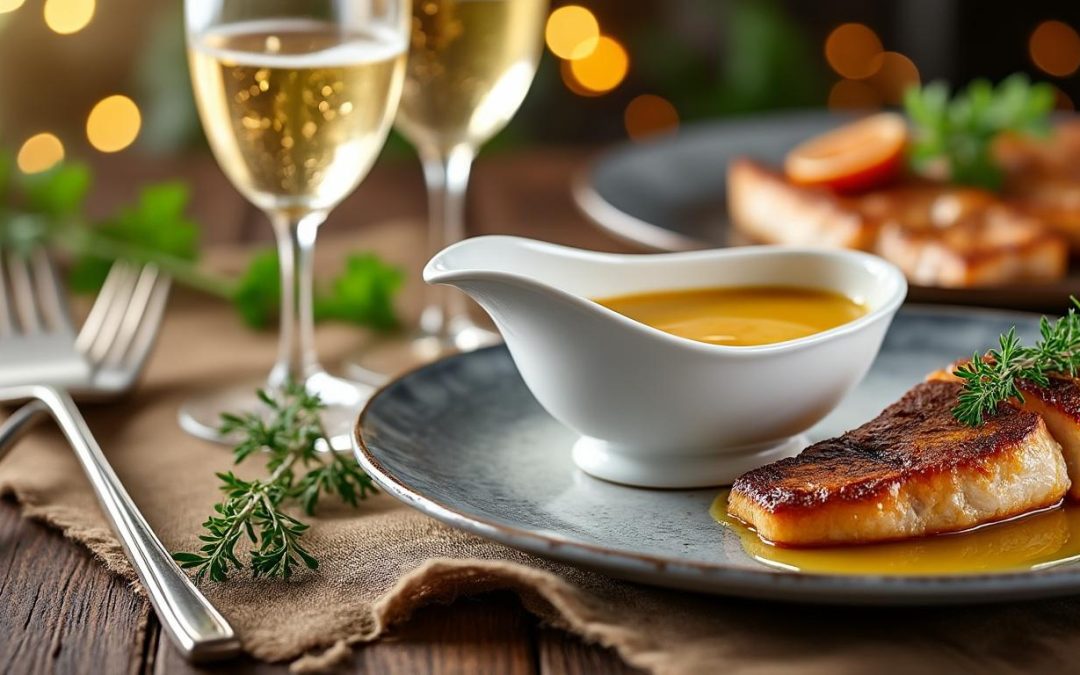 découvrez notre recette raffinée de sauce au champagne, parfaite pour sublimer viandes et poissons avec une touche d'élégance et de saveur.