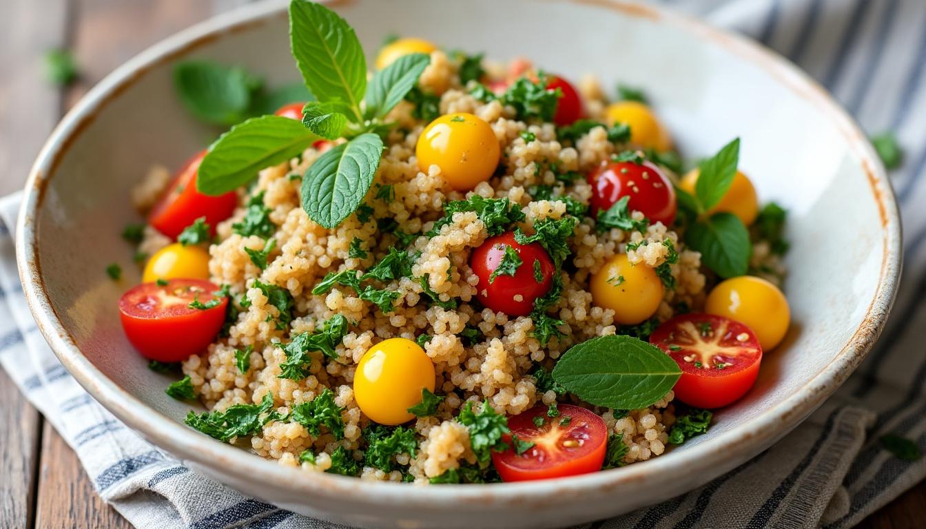 découvrez notre recette authentique de taboulé oriental, frais et parfumé, idéale pour un repas léger et savoureux aux saveurs méditerranéennes.
