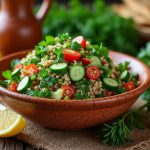 Taboulé oriental : recette authentique et parfumée 5 découvrez notre recette authentique et parfumée de taboulé oriental, un plat frais et savoureux parfait pour vos repas d'été.