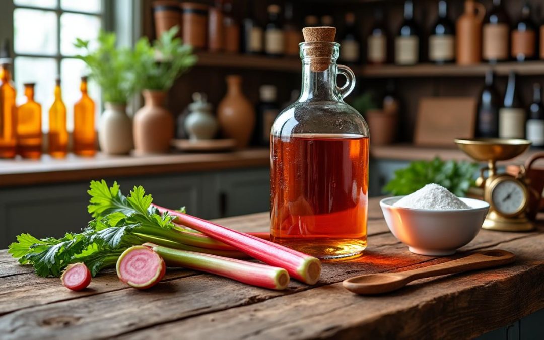 Vin de rhubarbe maison : recette traditionnelle et conseils de préparation
