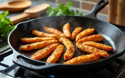 Blog 19 Aiguillettes de poulet à la poêle