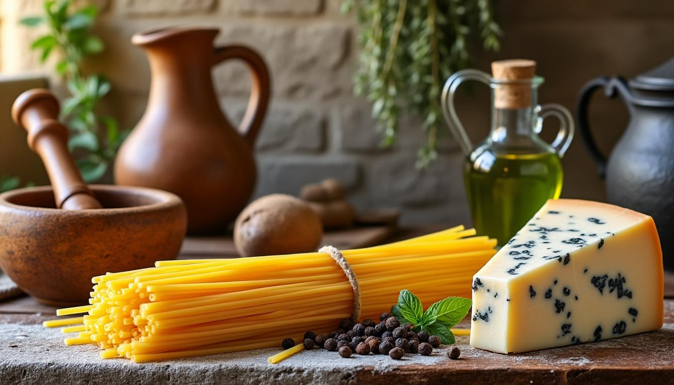 découvrez la recette traditionnelle italienne du cacio e pepe, un plat simple et savoureux à base de pâtes, de fromage pecorino et de poivre noir.