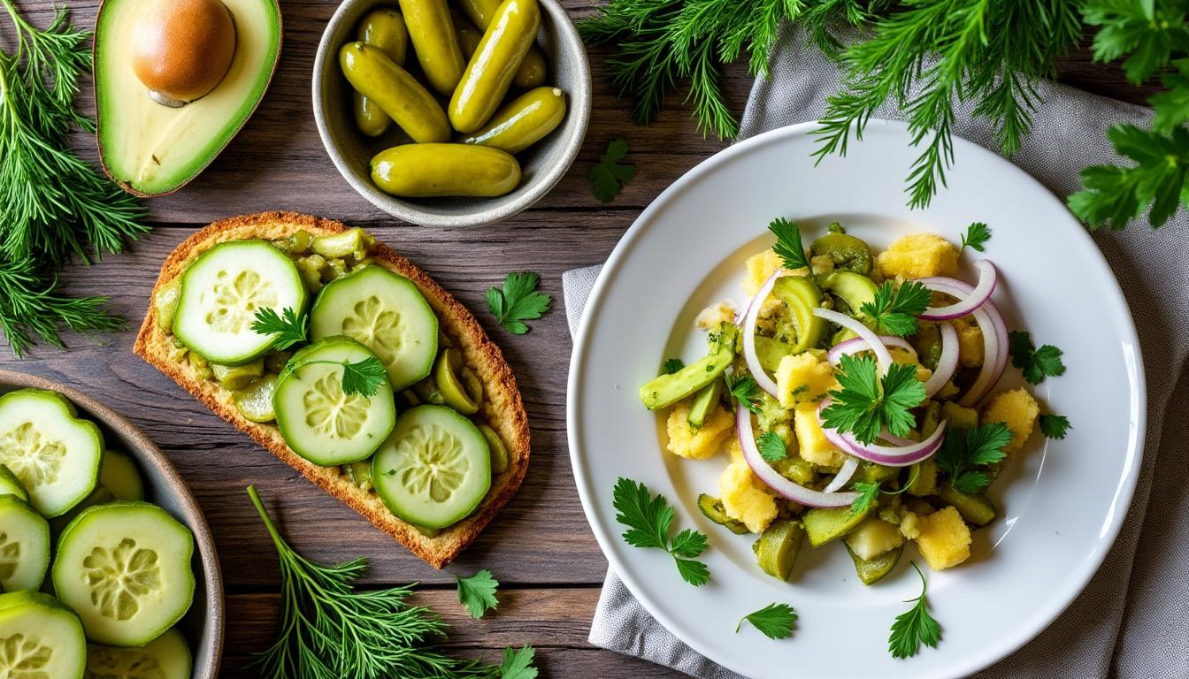 découvrez des recettes savoureuses et originales à base de cornichons, parfaites pour apporter du croquant et de la fraîcheur à vos plats.