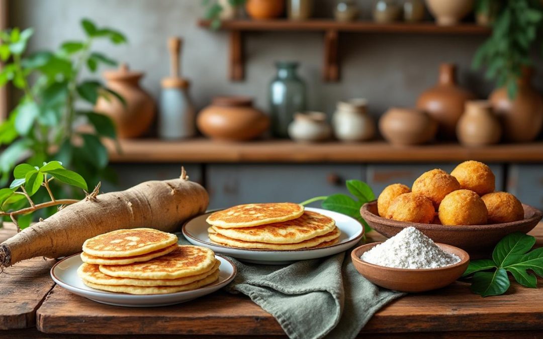 découvrez des recettes savoureuses et faciles à réaliser à base de farine de manioc, pour varier vos repas avec des plats traditionnels et innovants.