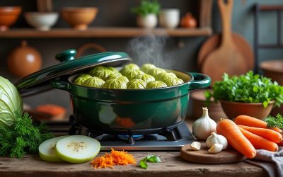 Chou farci : recette traditionnelle en cocotte