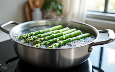 Cuisson des asperges surgelées