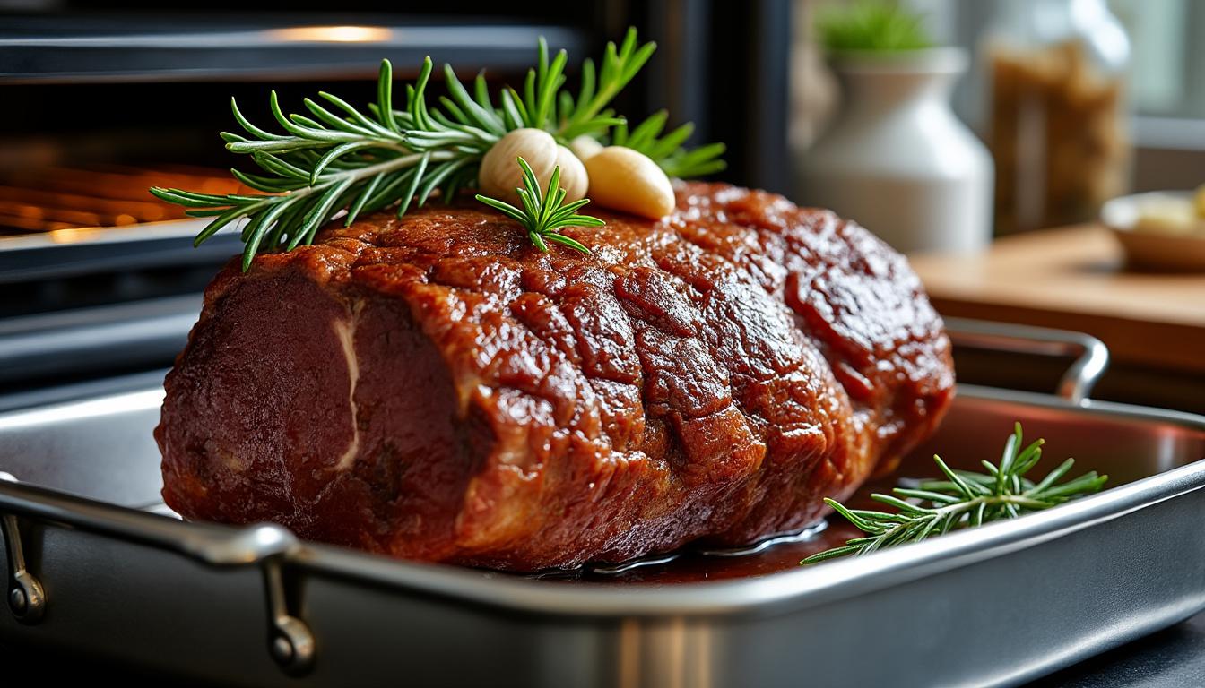 découvrez comment réussir la cuisson parfaite d’un rôti de bœuf de 1 kg grâce à nos conseils simples et précis pour un résultat tendre et savoureux.