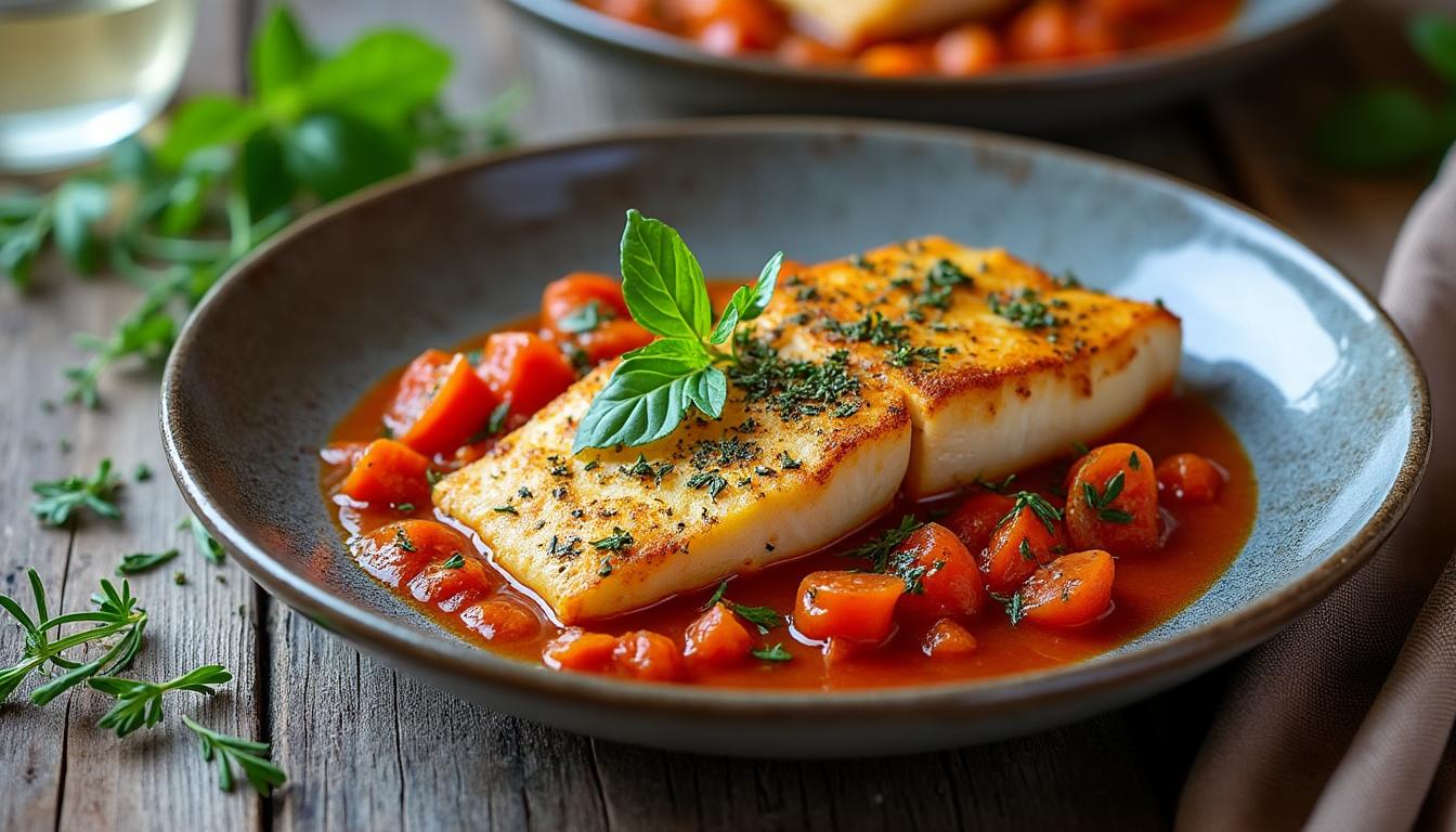 découvrez la recette traditionnelle de grand-mère de la lotte à l’armoricaine, un plat savoureux et authentique de la cuisine française.