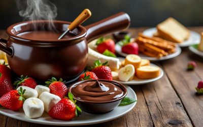 Accueil 1 Recette de la fondue au chocolat