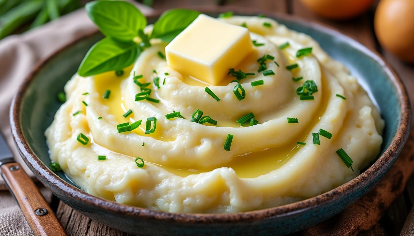 découvrez la recette simple et rapide de la purée mousline pour un accompagnement savoureux et facile à préparer.