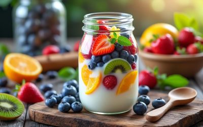 Recette du kéfir aux fruits