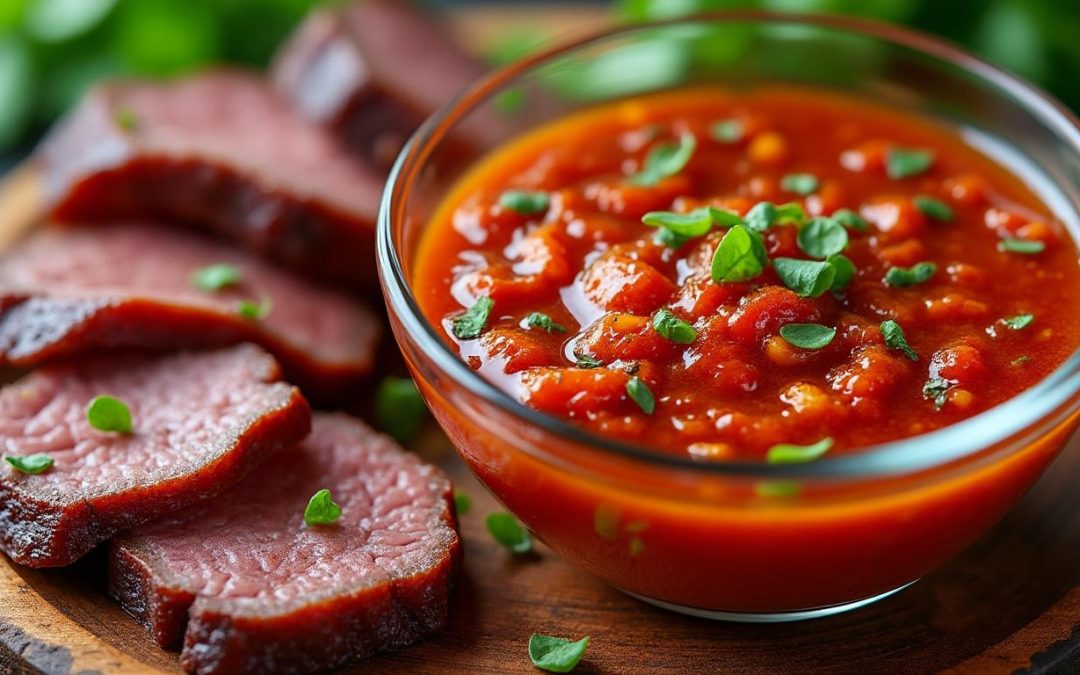 découvrez une sauce piquante savoureuse et relevée, parfaite pour accompagner la langue de bœuf et sublimer ce plat traditionnel français.