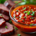 découvrez une sauce piquante savoureuse et relevée, parfaite pour accompagner la langue de bœuf et sublimer ce plat traditionnel français.