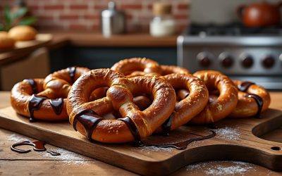 Bretzels au chocolat