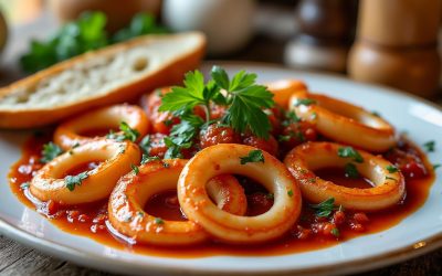 Calamars à l’armoricaine