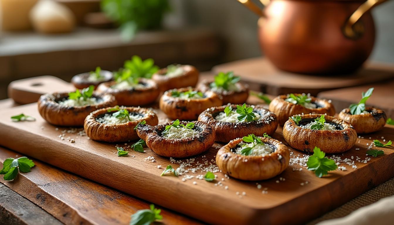 Champignons au four : recette simple et savoureuse 1 découvrez une recette simple et savoureuse de champignons au four, parfaite pour un accompagnement gourmand et rapide à préparer.