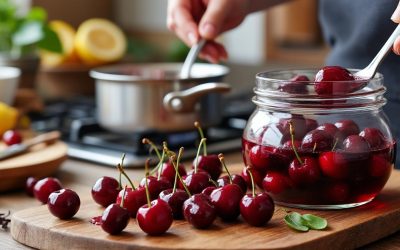 Comment faire des cerises amarena maison