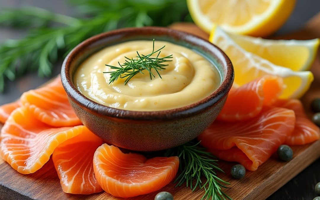 découvrez notre délicieuse recette de sauce gravlax, parfaite pour accompagner le saumon mariné et sublimer vos plats nordiques.