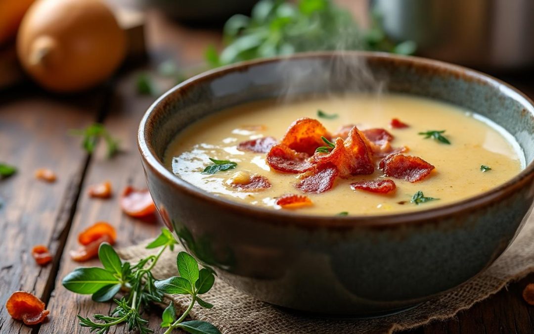 Soupe aux lardons
