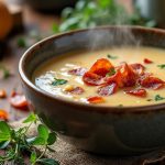 Soupe aux lardons 4 découvrez notre recette savoureuse de soupe aux lardons, parfaite pour réchauffer vos soirées avec un goût authentique et gourmand.