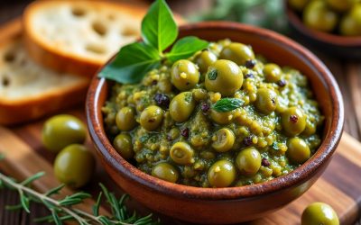 Tapenade aux olives vertes