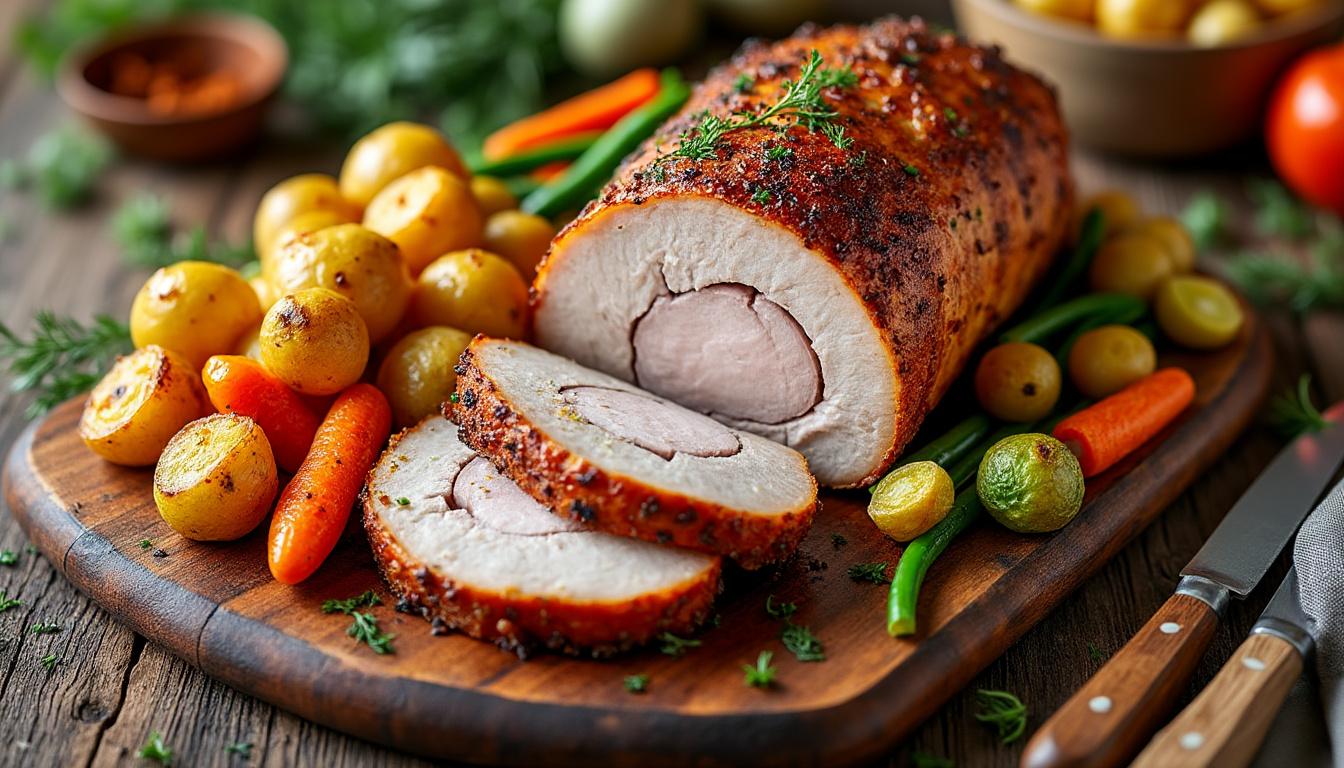 découvrez notre accompagnement idéal pour rôti de porc, des recettes savoureuses et faciles à préparer pour sublimer votre plat.
