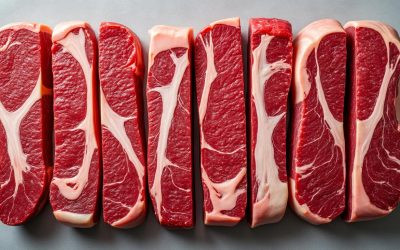 Les différentes parties du bœuf