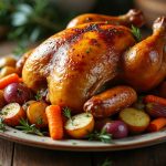 découvrez une recette savoureuse de poularde au four, facile à préparer et parfaite pour un repas convivial en famille ou entre amis.