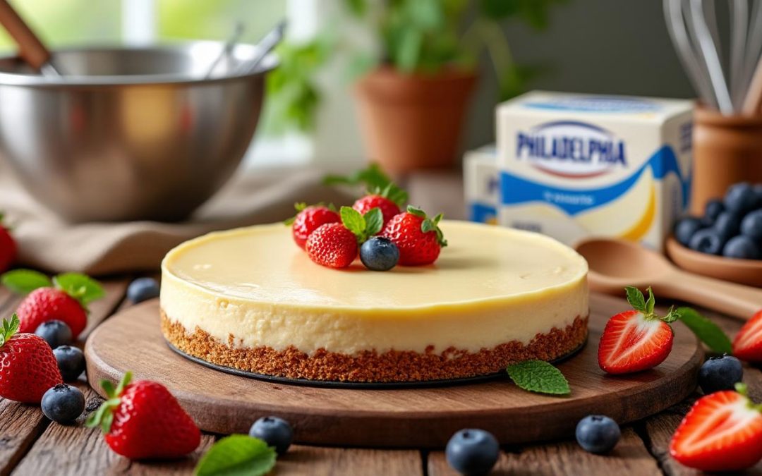découvrez notre recette facile et délicieuse du cheesecake au philadelphia, un dessert crémeux parfait pour toutes les occasions.
