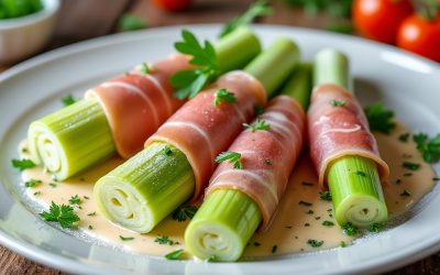 Recette poireaux au jambon