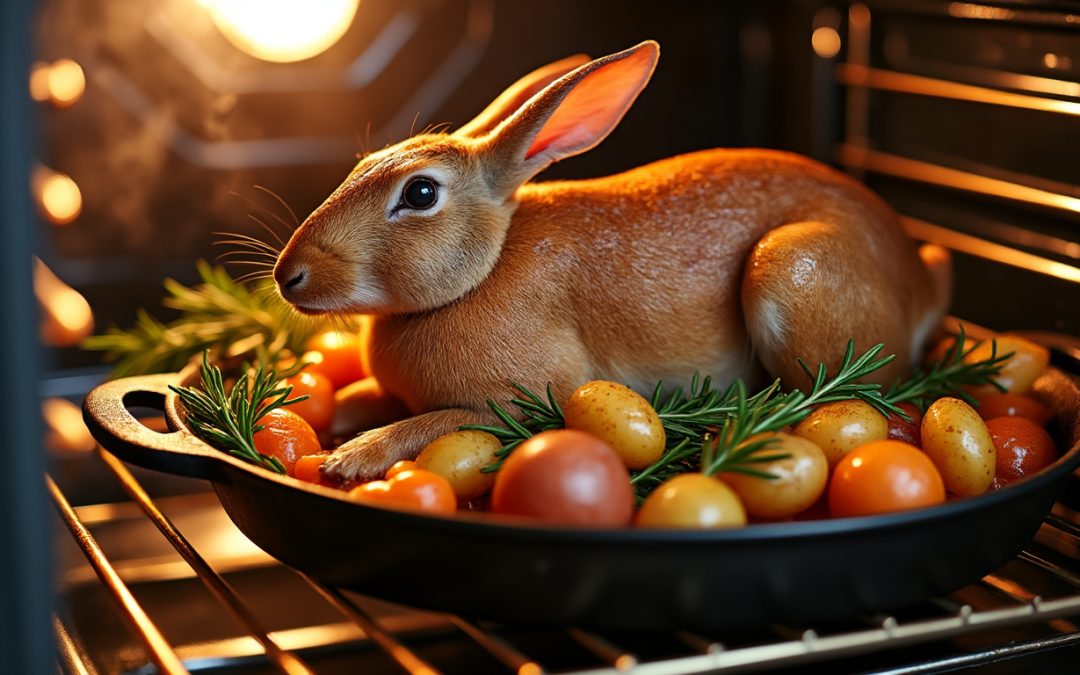Temps de cuisson du rôti de lapin au four