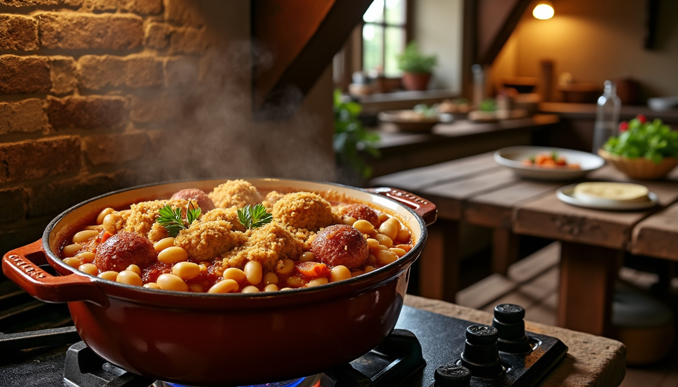 découvrez l'origine authentique du cassoulet, ce plat traditionnel du sud-ouest de la france, ses ingrédients typiques et son histoire riche.
