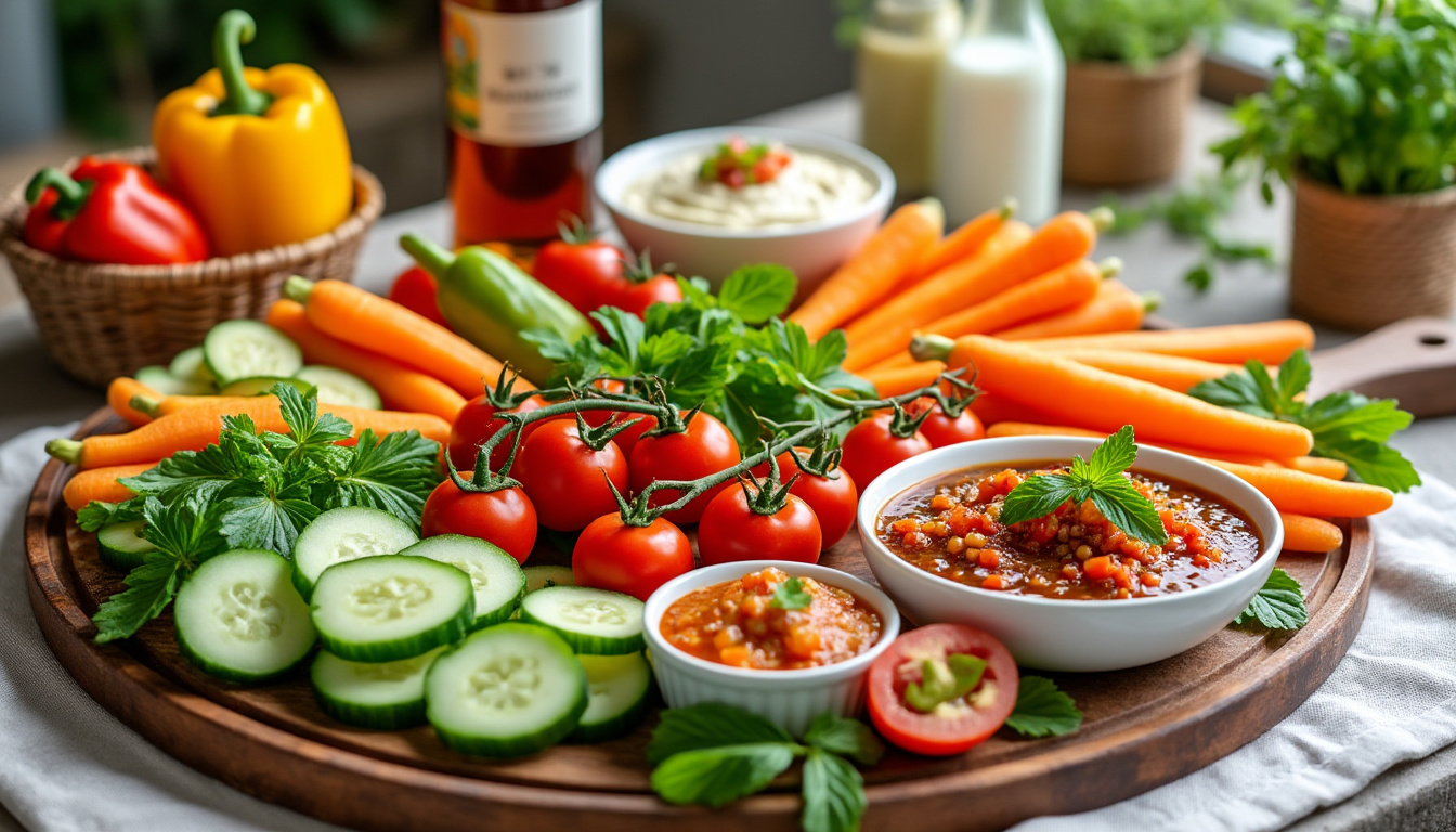 découvrez une sauce délicieuse et simple pour accompagner vos crudités à l'apéro, parfaite pour ravir vos invités avec fraîcheur et saveurs.