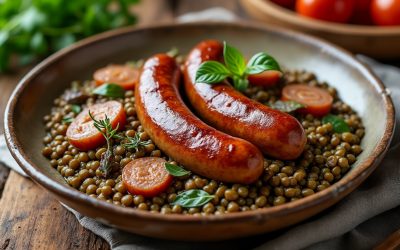 Accueil 4 Saucisses lentilles de grand-mère